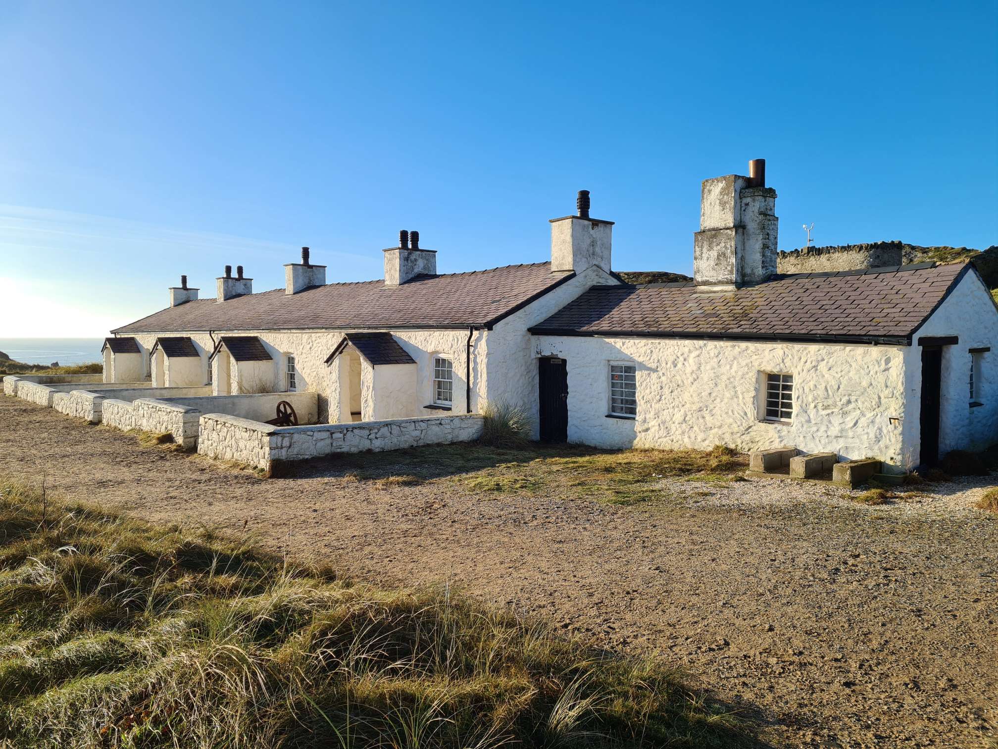 Pilot Cottages on Llanddwyn Island
