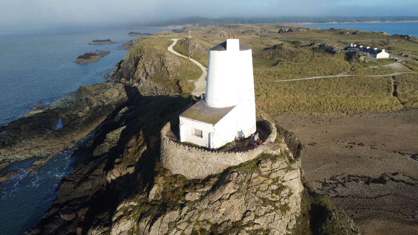 Llanddwyn Island old lighthouse