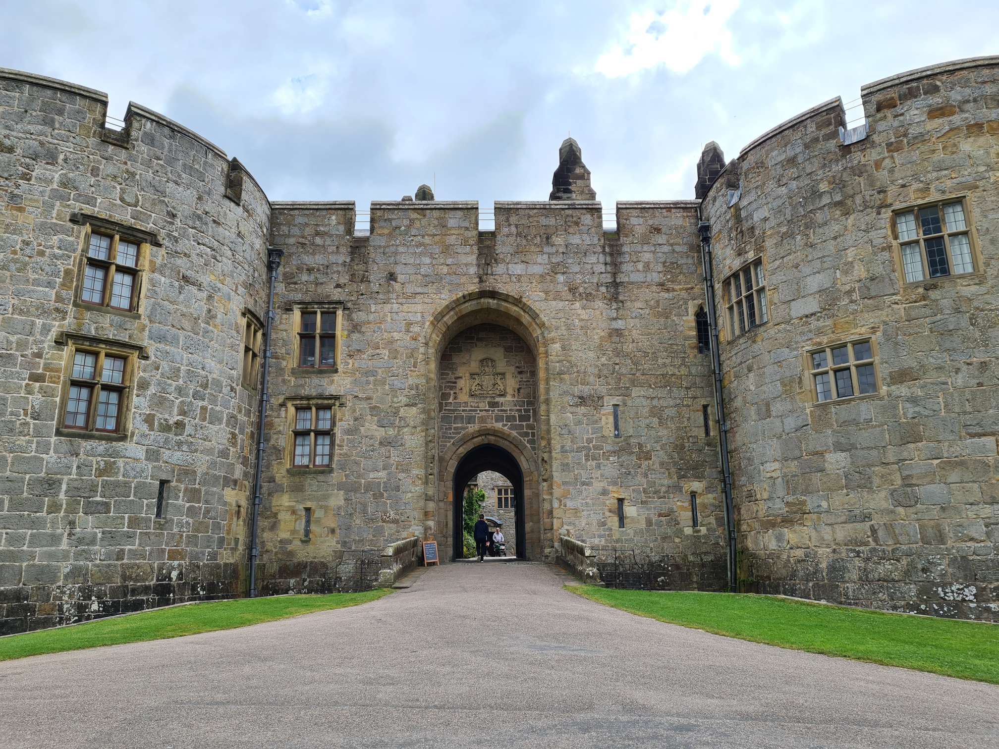 Front entrance to Chirk Castle