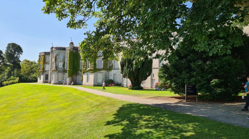 The image shows the sea facing side of Plas Newydd House