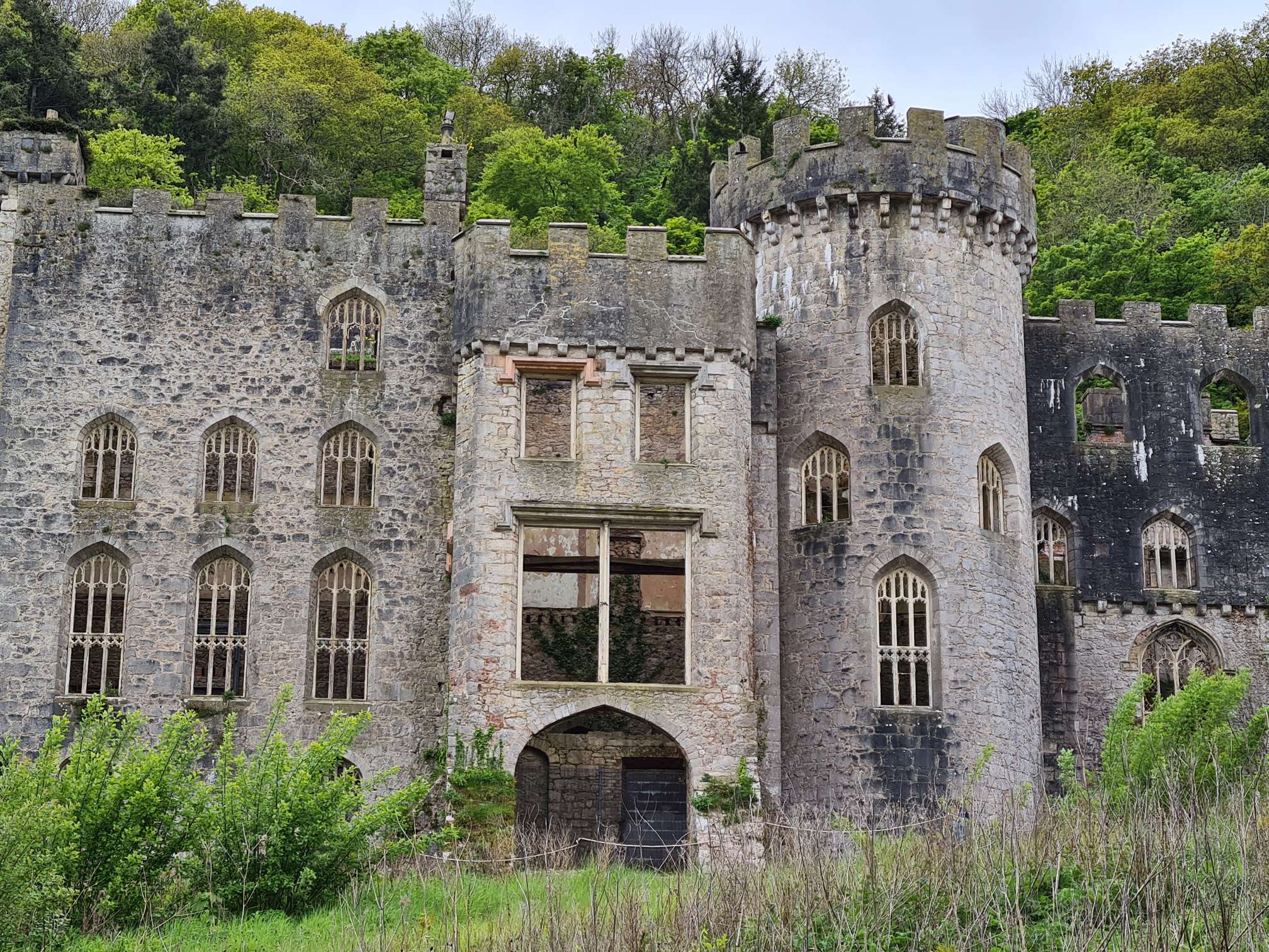 Gwrych Castle main entrance